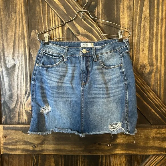 Mudd Skirts Mudd Blue Mini Skirt Casual Poshmark